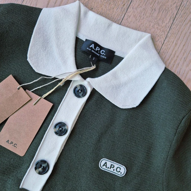 아페쎄 A.P.C. 폴로 니트원피스 카라넥원피스 S (새상품) 이미지