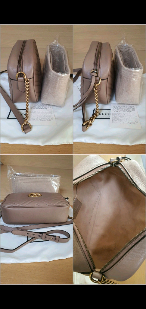 구찌 마몬트 마틀라세 스몰 크로스백 정품S급(감정O)구찌프라다루이비통디올고야드샤넬셀린느보테가생로랑발렌시아가버버리가방 이미지