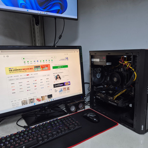 라이젠 5600X+RX6600+16GB 가성비조합 게이밍컴퓨터 판매 이미지