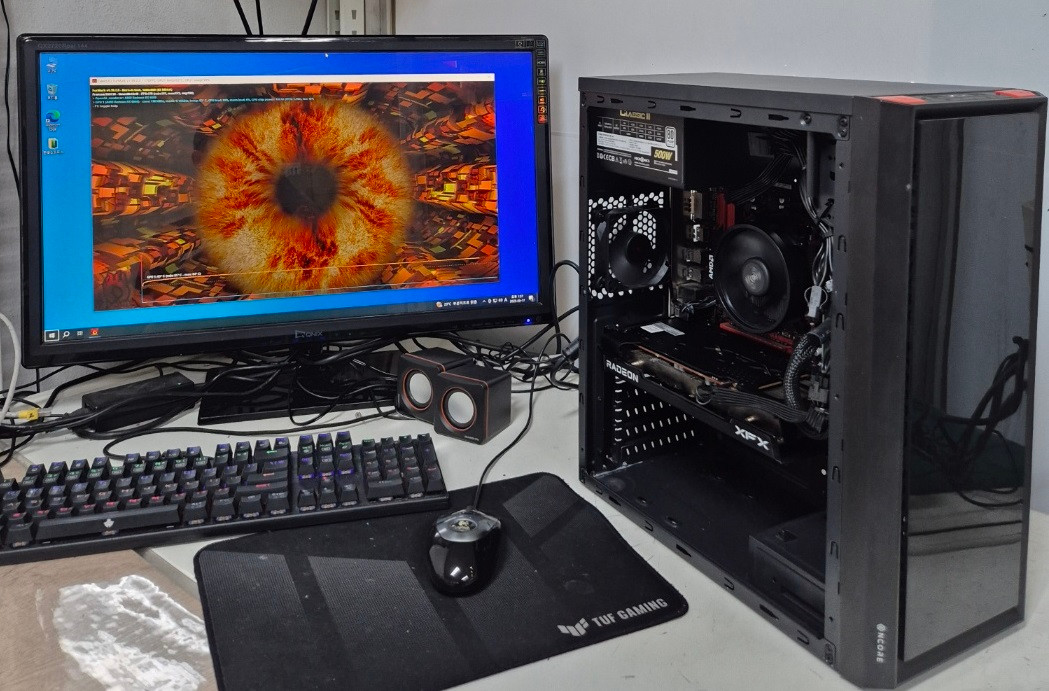 라이젠 5600X+RX6600+16GB 가성비조합 게이밍컴퓨터 판매 이미지