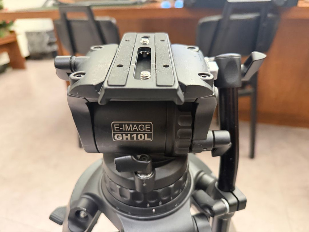 E-IMAGE GH10L (100mm 유압 비디오 헤드) + 삼각대 (GA102) 판매합니다. 이미지