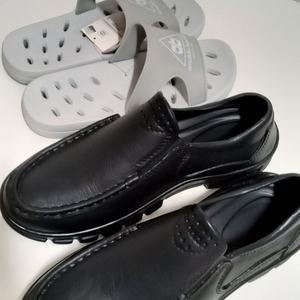 (새품)EVA 남성단화 방수구두, 슬리퍼 실내화 이미지