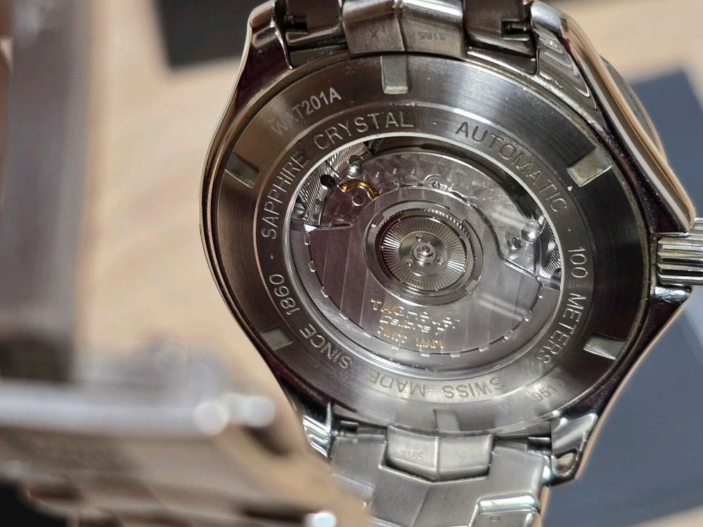 태그호이어 링크 칼리버7 GMT 42mm 오토 검판 풀셑 이미지