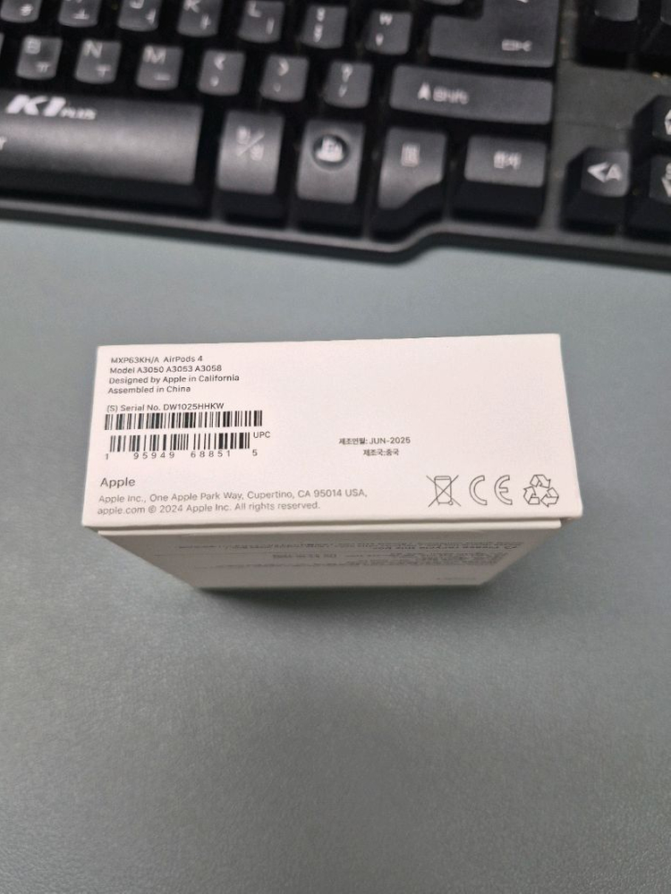 애플 에어팟 4세대 노캔불가능 충전케이스랑 박스만 이미지