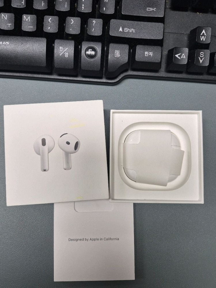애플 에어팟 4세대 노캔불가능 충전케이스랑 박스만 이미지
