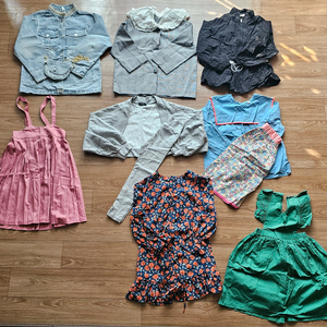 여아옷 120호 봄가을여름 70벌 일괄(나눔포함) 이미지