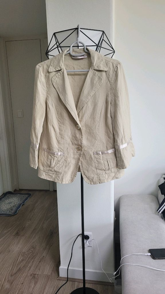 maxmara max&co 막스마라 린넨 마자켓 -55사이즈 이미지