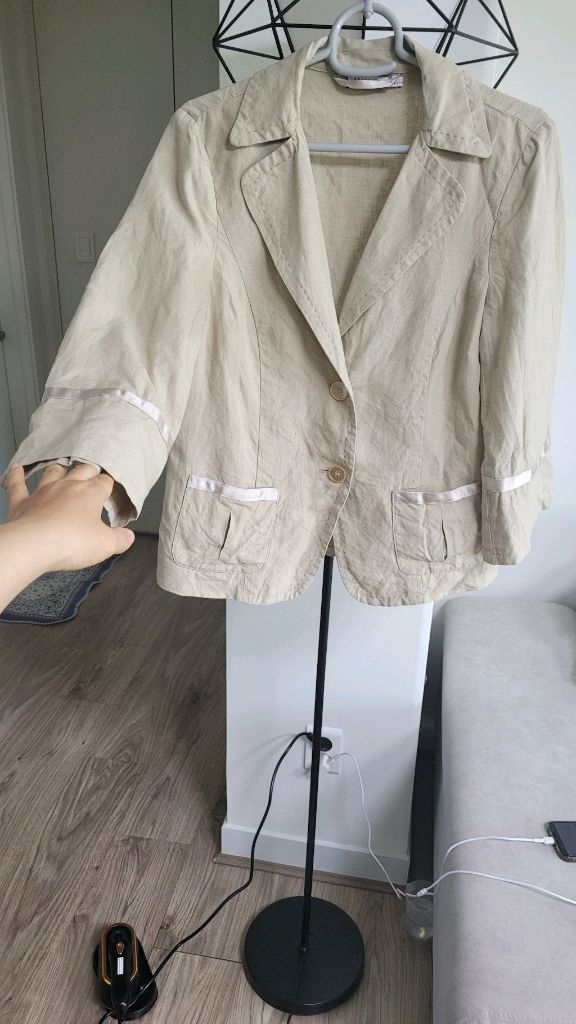 maxmara max&co 막스마라 린넨 마자켓 -55사이즈 이미지