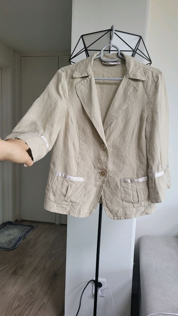 maxmara max&co 막스마라 린넨 마자켓 -55사이즈 이미지