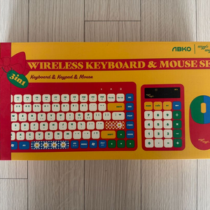 앱코 위글위글 무선 키보드 마우스 세트 이미지