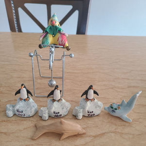 호주 씨월드 펭귄, 돌고래, 삐에로 이미지