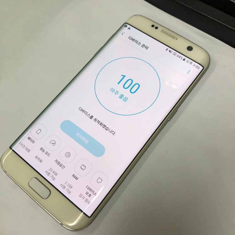 갤럭시S7 엣지 32GB 화이트 중고폰 서브폰 세컨폰 서브폰 209118 이미지