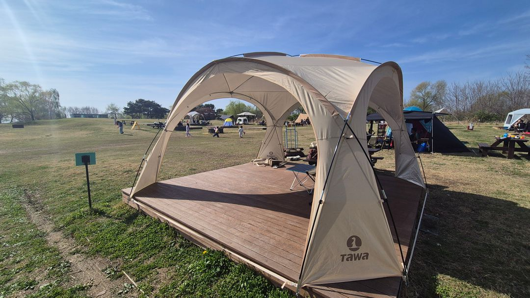 TAWA 돔 타프쉘 쉘터 그늘막텐트 모기장 타프스크린 이미지
