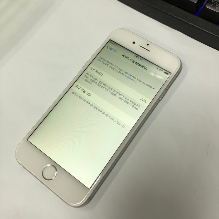 아이폰6 16GB 실버 중고폰 배터리92% 레트로감성 인스타 사진폰 카메라폰 101933 이미지