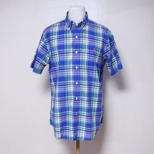 폴로 남성100 체크 반팔 셔츠(1) 이미지