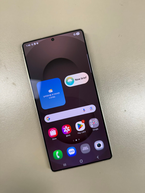 (90만원)갤럭시S25울트라 골드 512G 깨끗한 자급제 단말기 최저가 이미지