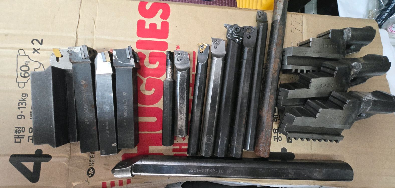 통일선반 ( 410x1060 ) 6자선반 디지탈 2축,고정방진구 ,바이트 공구등 이미지