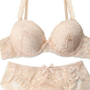 2종*스킨 레이스 브래지어 80BC 레이스 팬티 95M 이미지