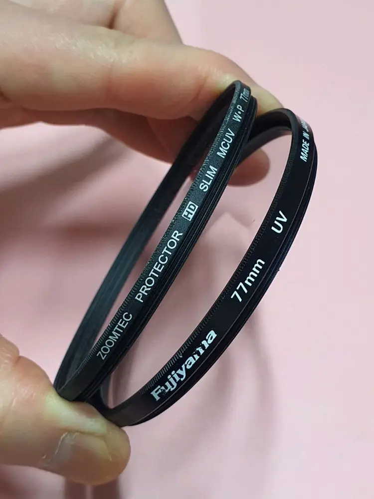일본산 77mm 필터 2개 이미지