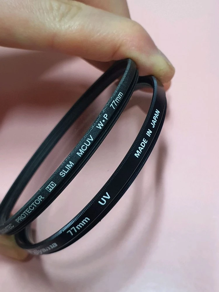 일본산 77mm 필터 2개 이미지
