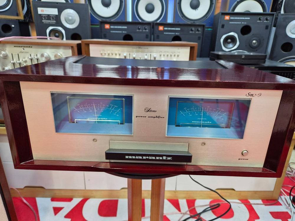 마란츠SM-9파워앰프/마란츠SM9파워앰프/오리지날우드케이스/민트급/재입고` 이미지