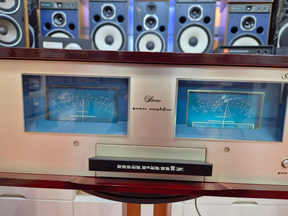 마란츠SM-9파워앰프/마란츠SM9파워앰프/오리지날우드케이스/민트급/재입고` 이미지