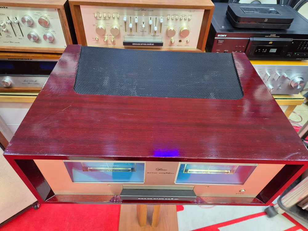 마란츠SM-9파워앰프/마란츠SM9파워앰프/오리지날우드케이스/민트급/재입고` 이미지