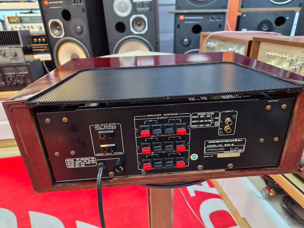 마란츠SM-9파워앰프/마란츠SM9파워앰프/오리지날우드케이스/민트급/재입고` 이미지