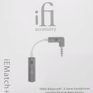 ifi iEMatch+ 노이즈 제거 헤드폰 음질 향상 젠더 이미지