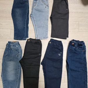 밍크뮤 블루독 에뜨와 청바지 바지 100 (한철 입힘) 이미지