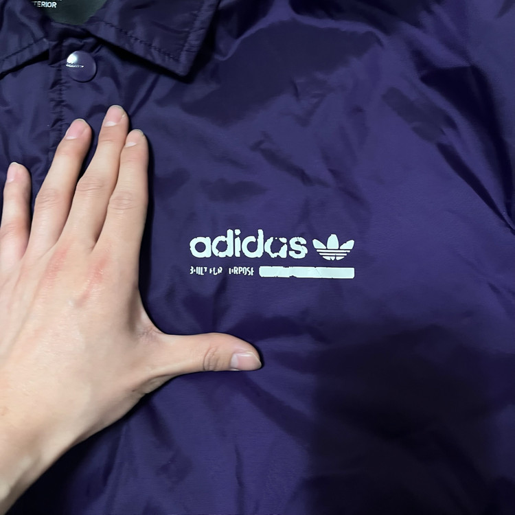 아디다스 남성 빅로고 바람막이 코치자켓 XXL/110 이미지