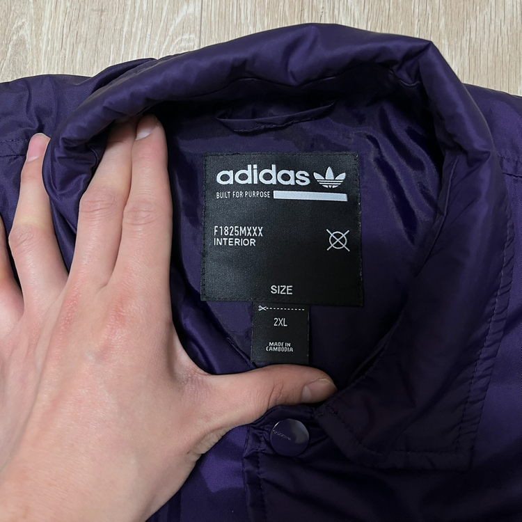 아디다스 남성 빅로고 바람막이 코치자켓 XXL/110 이미지