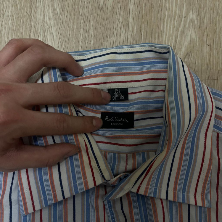 폴스미스 남성 포켓 스트라이프 셔츠 L/100 이미지