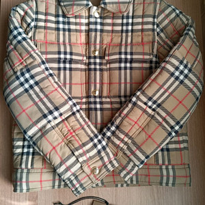 버버리 키즈 퀼팅 체크 패딩 8세 8069335 이미지