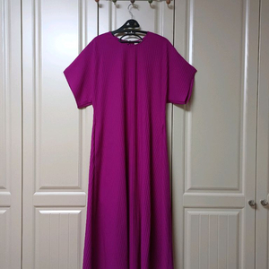 코스COS 플리츠주름롱원피스 M 66~77 이미지