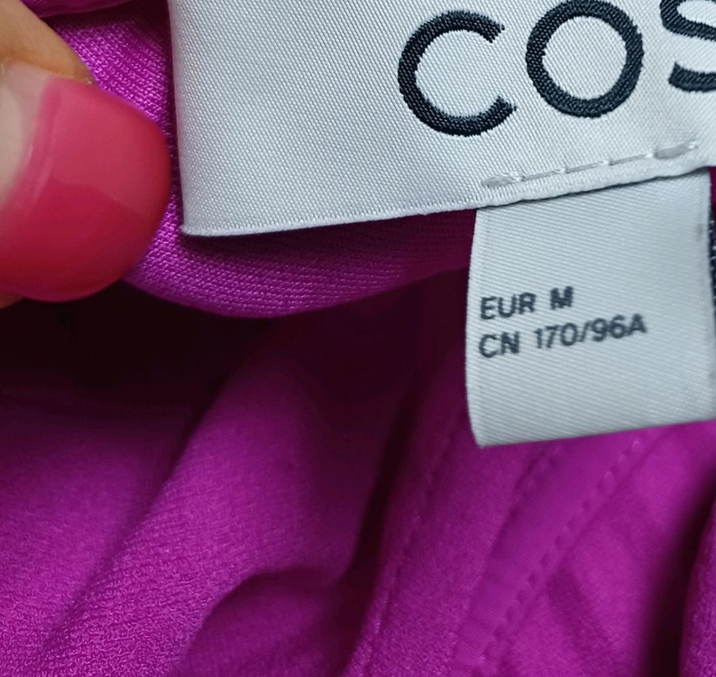 코스COS 플리츠주름롱원피스 M 66~77 이미지