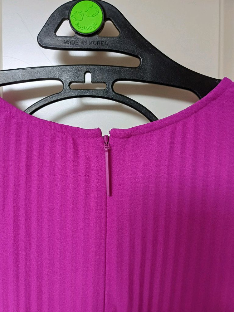 코스COS 플리츠주름롱원피스 M 66~77 이미지