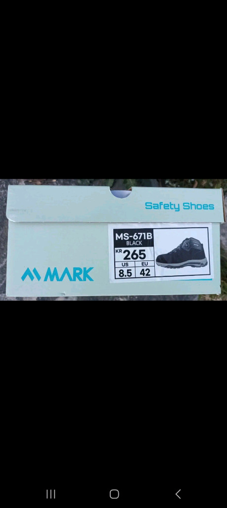 티뷰크 마크 여릉 안전화 265 메쉬 미끄럼방지 박스새제품 이미지