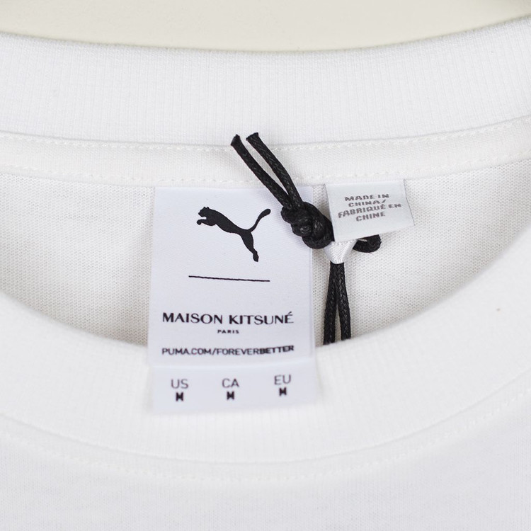 [L]메종키츠네 X 퓨마 오버사이즈 티셔츠 팝니다 이미지