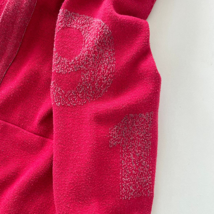 아르마니 익스체인지 레드 니트 풀 집업 이미지