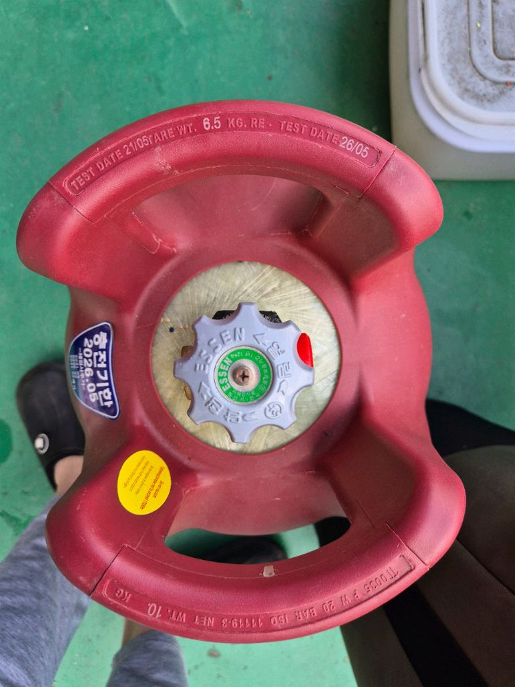 LPG 복합소제 가스통 10kg + 전용 가방 세트 이미지