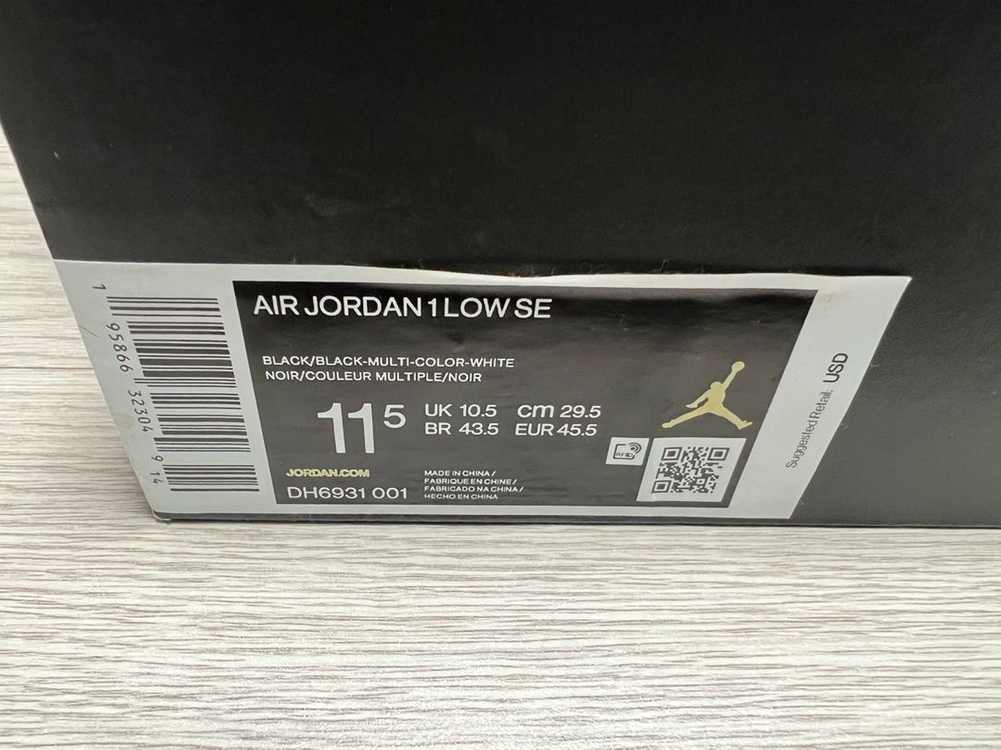 나이키 조던 1 로우 다이아몬드 275,295 판매 이미지