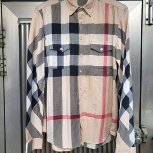 정품 버버리 브릿 체크 셔츠 M 상태양호 이미지
