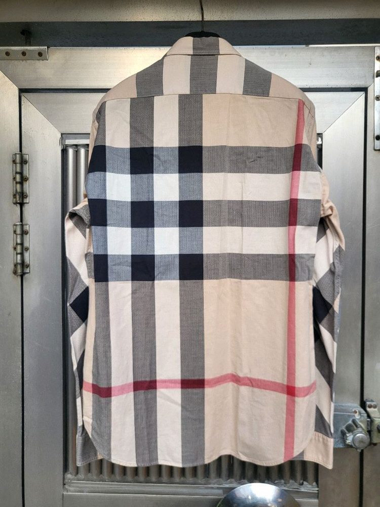 정품 버버리 브릿 체크 셔츠 M 상태양호 이미지