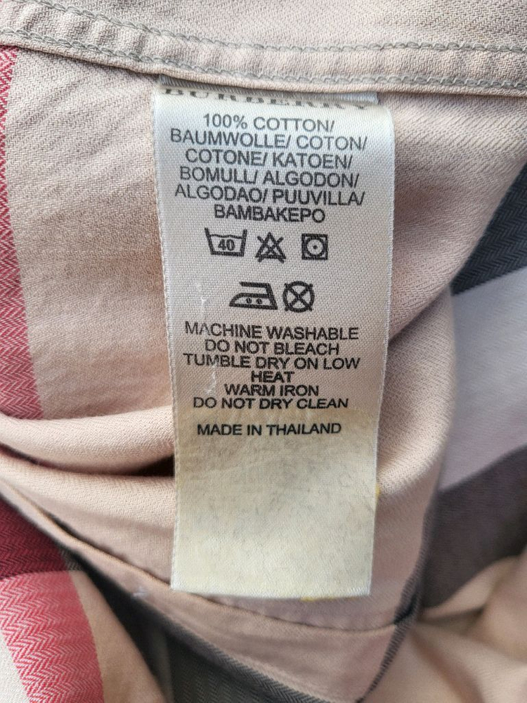 정품 버버리 브릿 체크 셔츠 M 상태양호 이미지