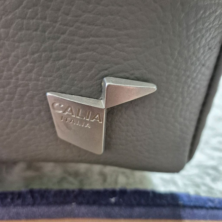 칼리아 이탈리아 이태리 전체 천연가죽 4인 소파쇼파+스툴 이미지