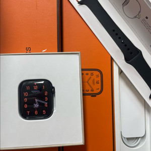 애플워치8에르메스 누아 45mm 리퍼신품 이미지