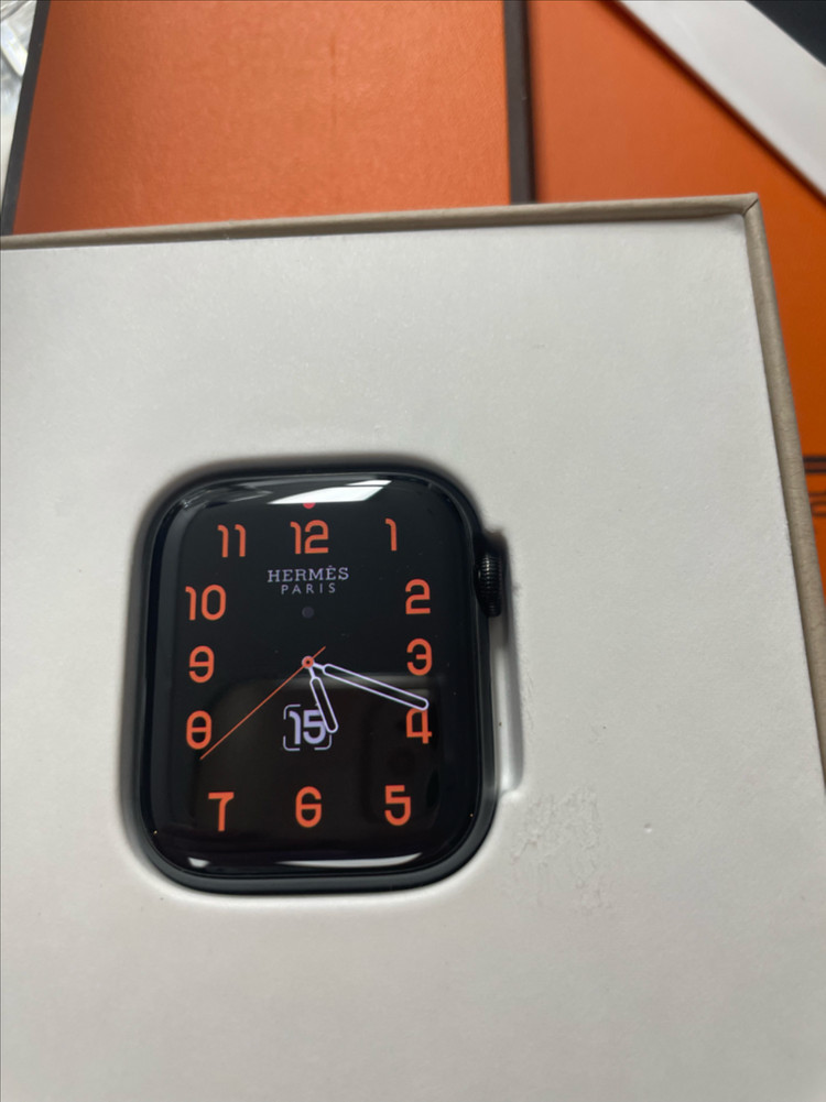 애플워치8에르메스 누아 45mm 리퍼신품 이미지