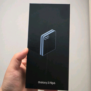갤럭시 z플립6 256GB 블루 색상 이미지