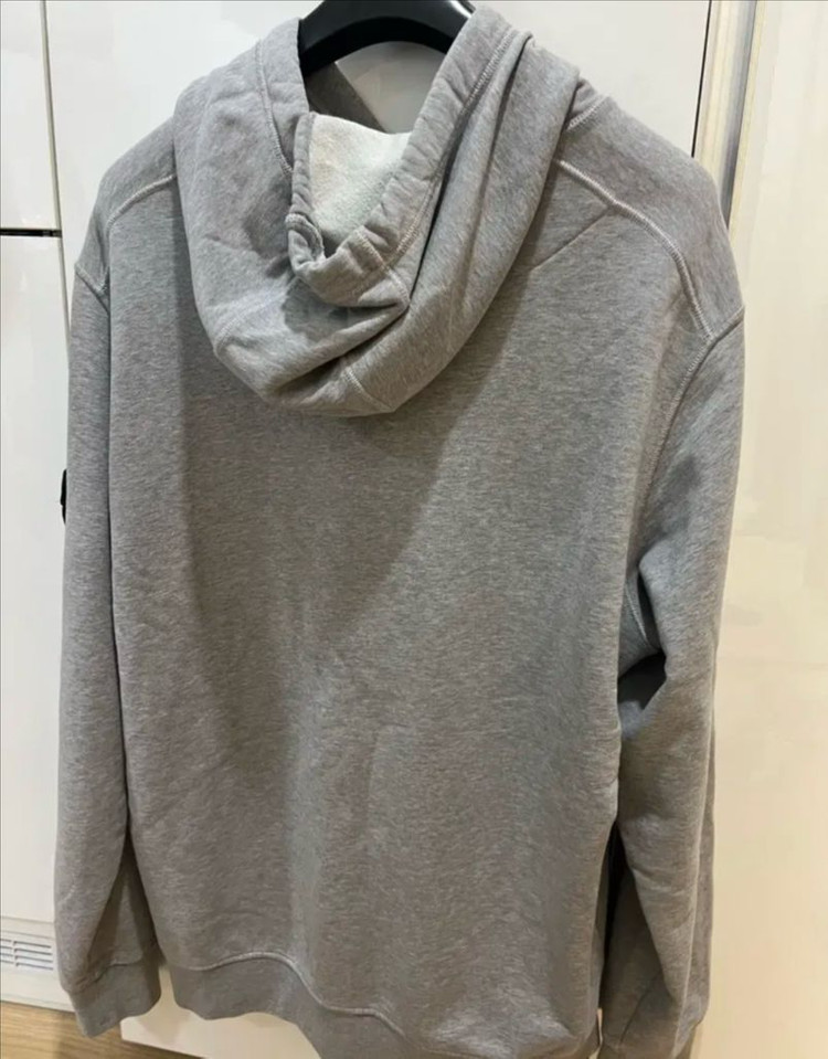 23ss 스톤아일랜드 그레이 후드티 2xl (새상품급) 이미지